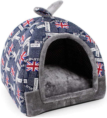 Pet Cats & Small Dogs Igloo Beds, Warm Doggy Igoo Beds,