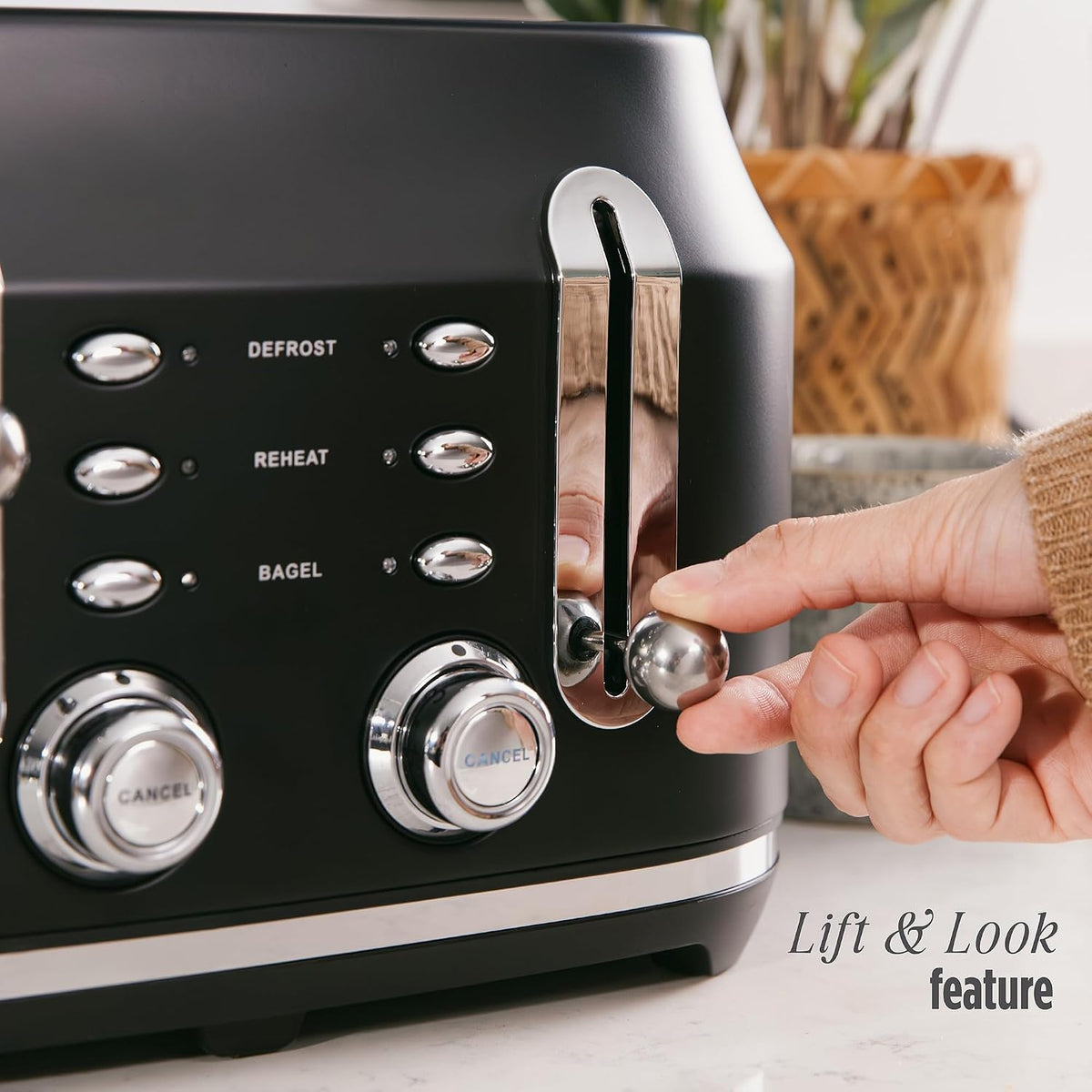 Rangemaster Classic 4 Slice Toaster RMCL4S304BK (Matt Black)