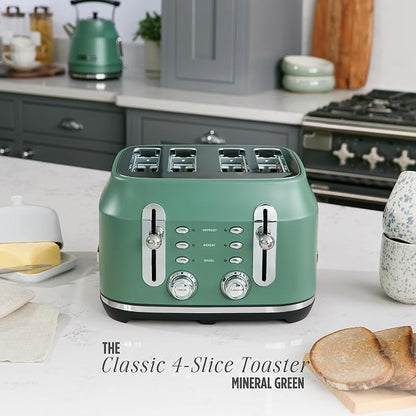 Rangemaster Rangemaster Classic 4 Slice Toaster RMCL4S304MG (Matt Mineral Green)