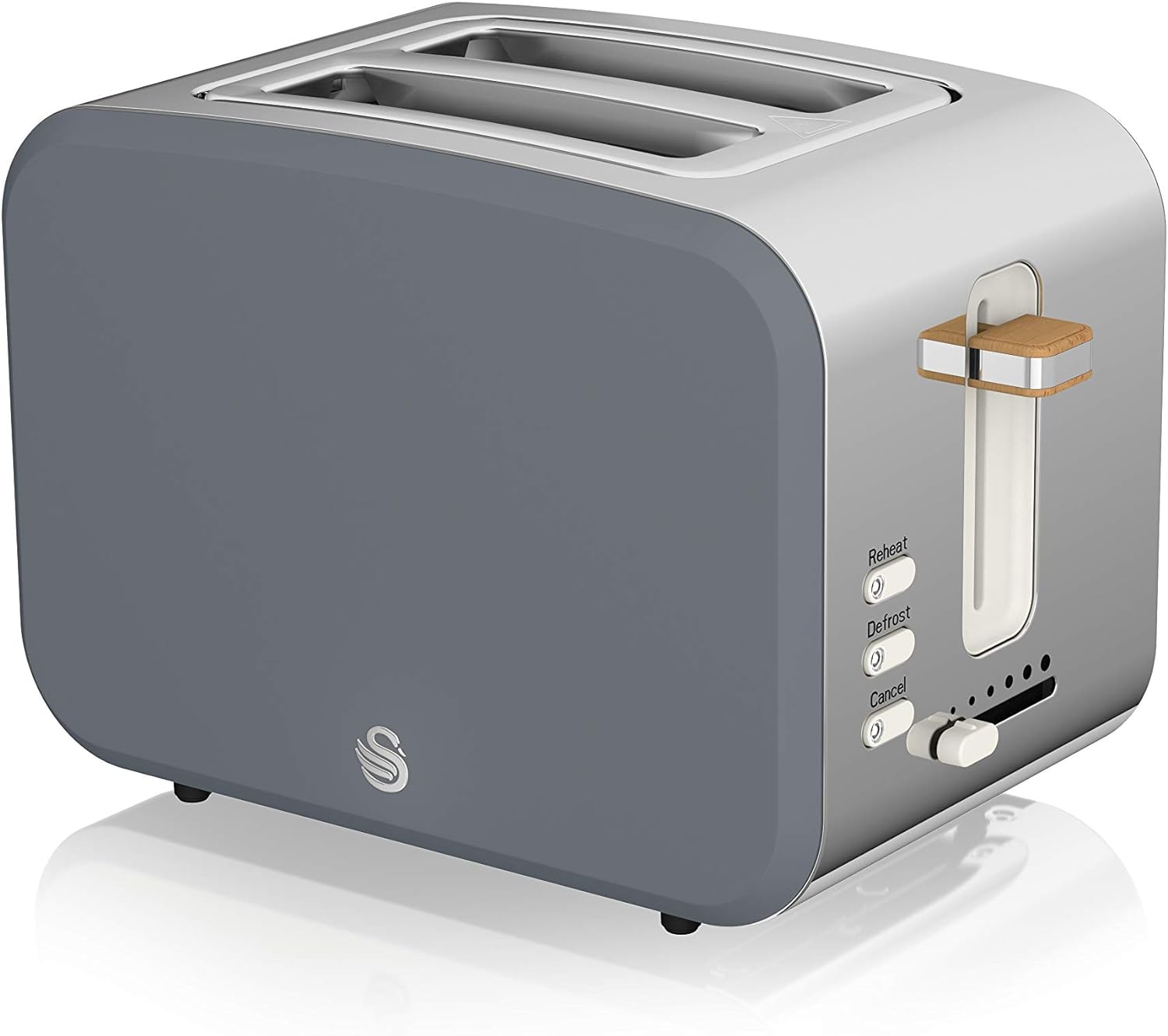 Swan Nordic 2 Slice Toasters Grey Toaster