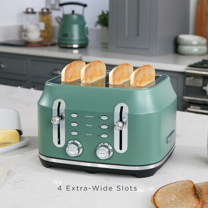 Rangemaster Rangemaster Classic 4 Slice Toaster RMCL4S304MG (Matt Mineral Green)