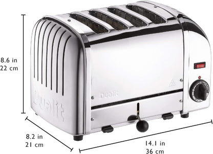 Dualit Classic 4 Slice Toaster NewGen 40378 (Polished)