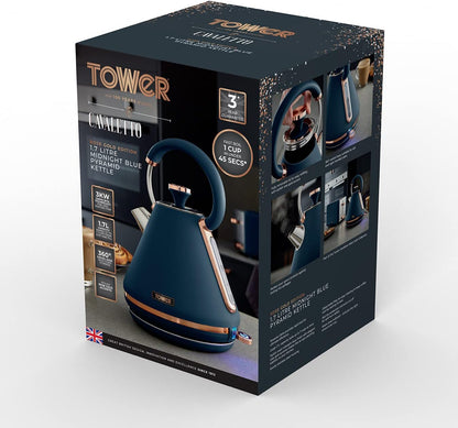 Tower Cavaletto Pyramid Kettle T10044MNB - (Midnight Blue)