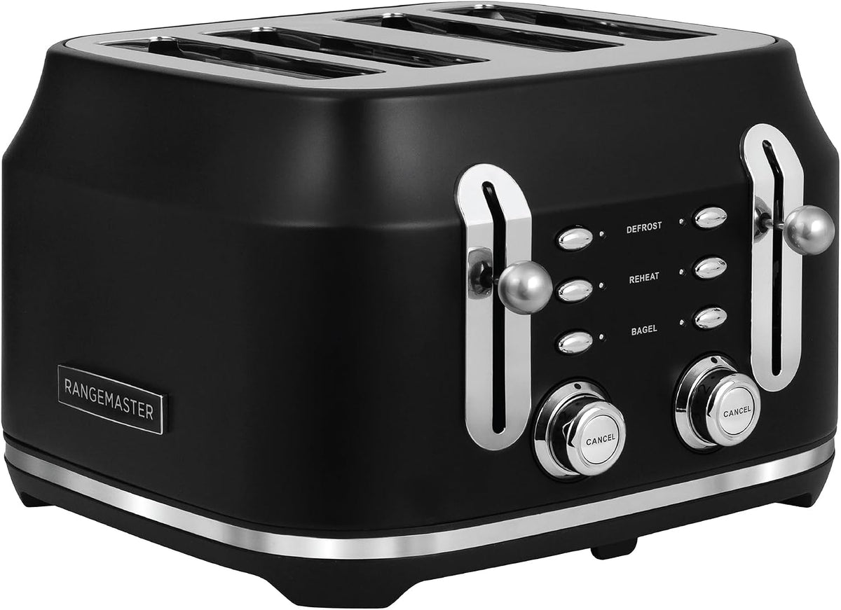 Rangemaster Classic 4 Slice Toaster RMCL4S304BK (Matt Black)