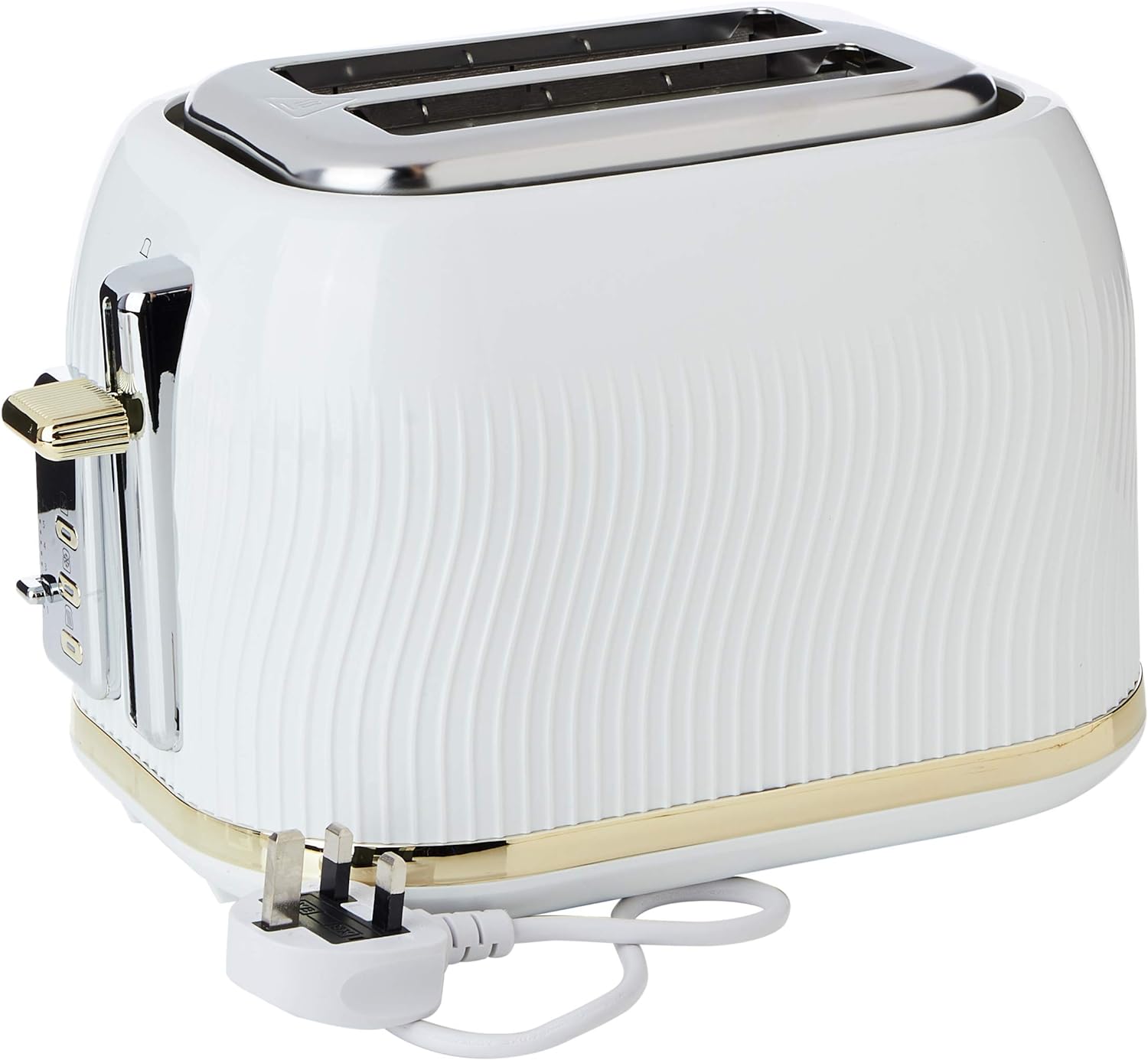 Breville VTT995 Toaster, White & Gold