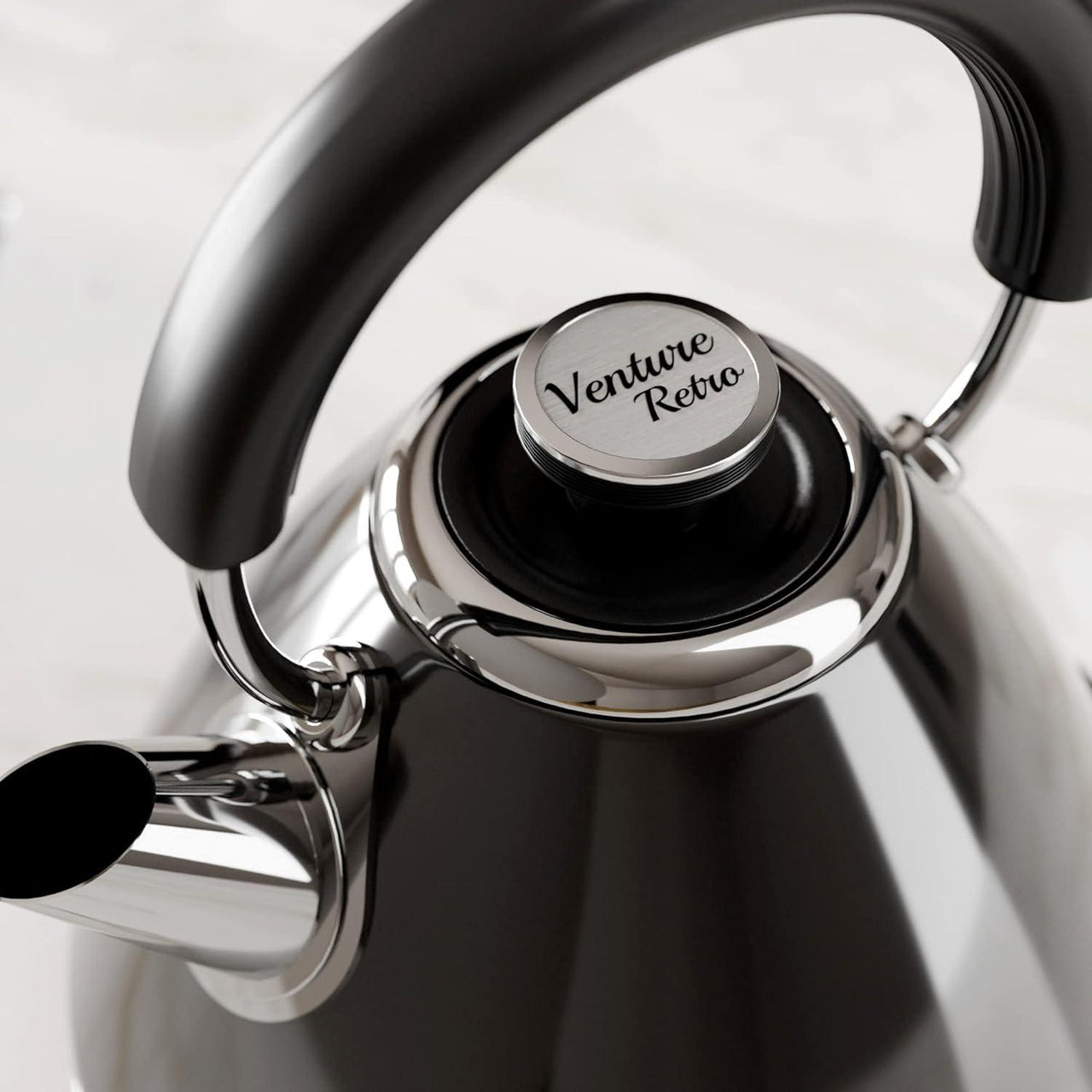 Morphy Richards Venture Black Kettle 100331 - Vibe Home