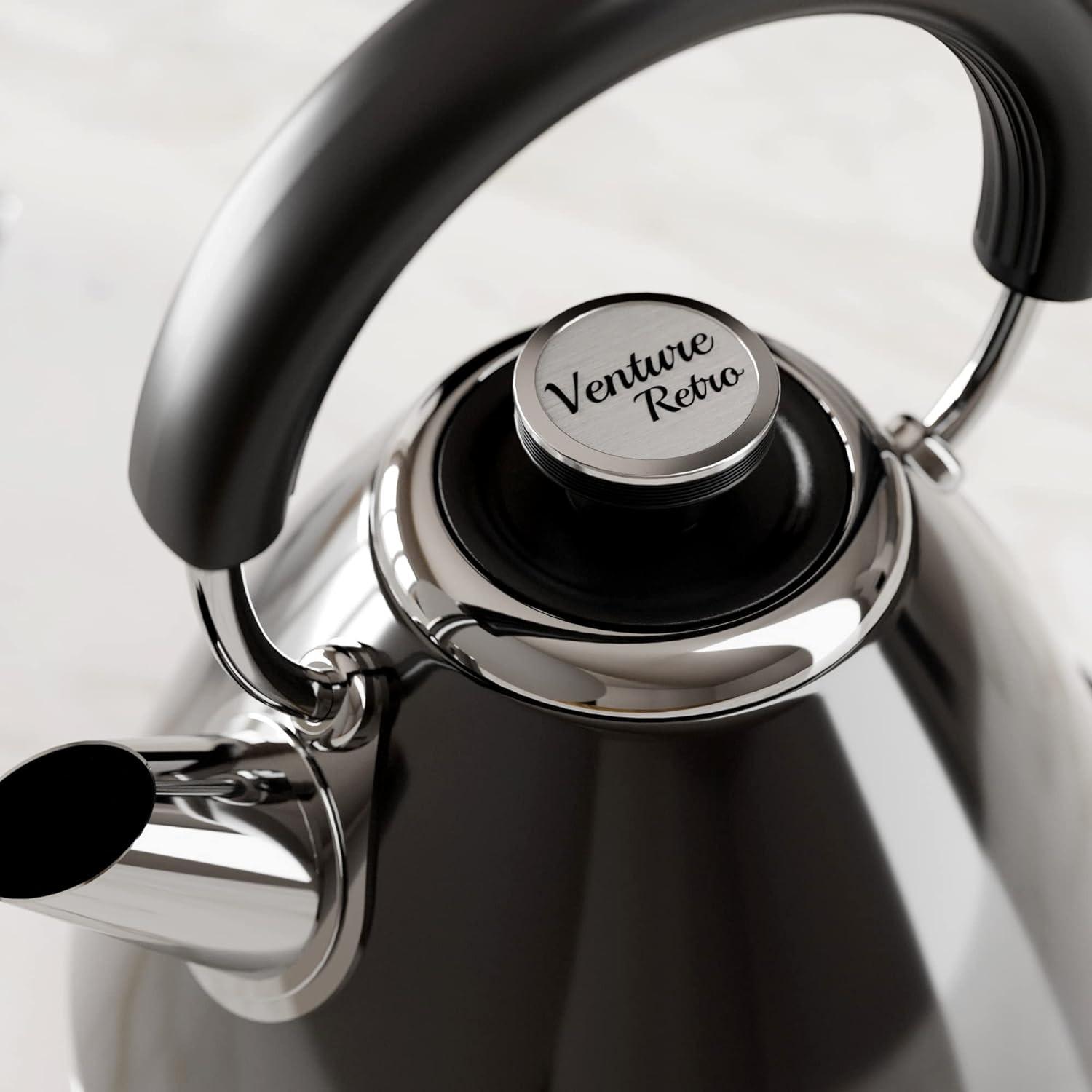 Morphy Richards Venture Black Kettle 100331 - Vibe Home