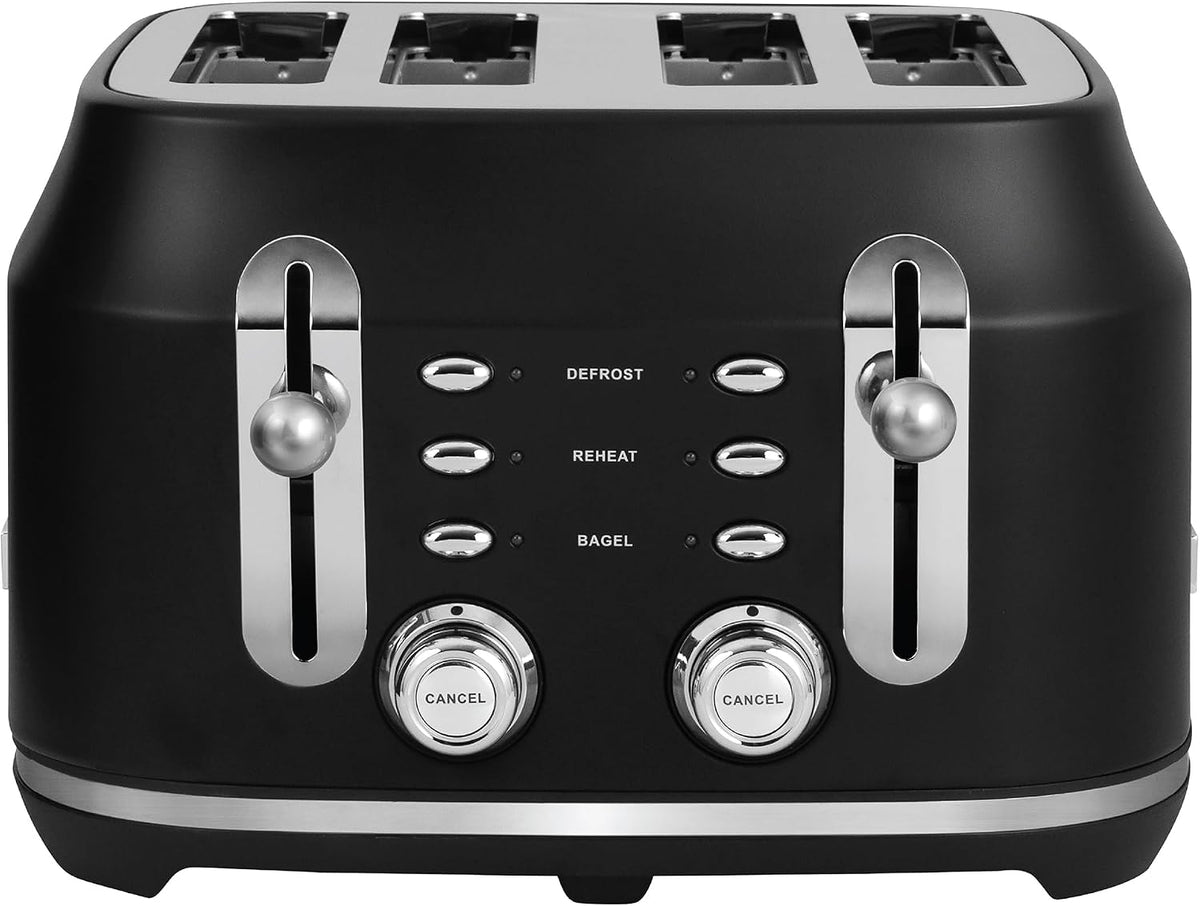 Rangemaster Classic 4 Slice Toaster RMCL4S304BK (Matt Black)