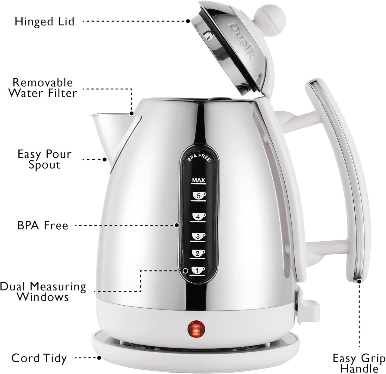 Dualit Lite Jug Kettle 72016 (White)