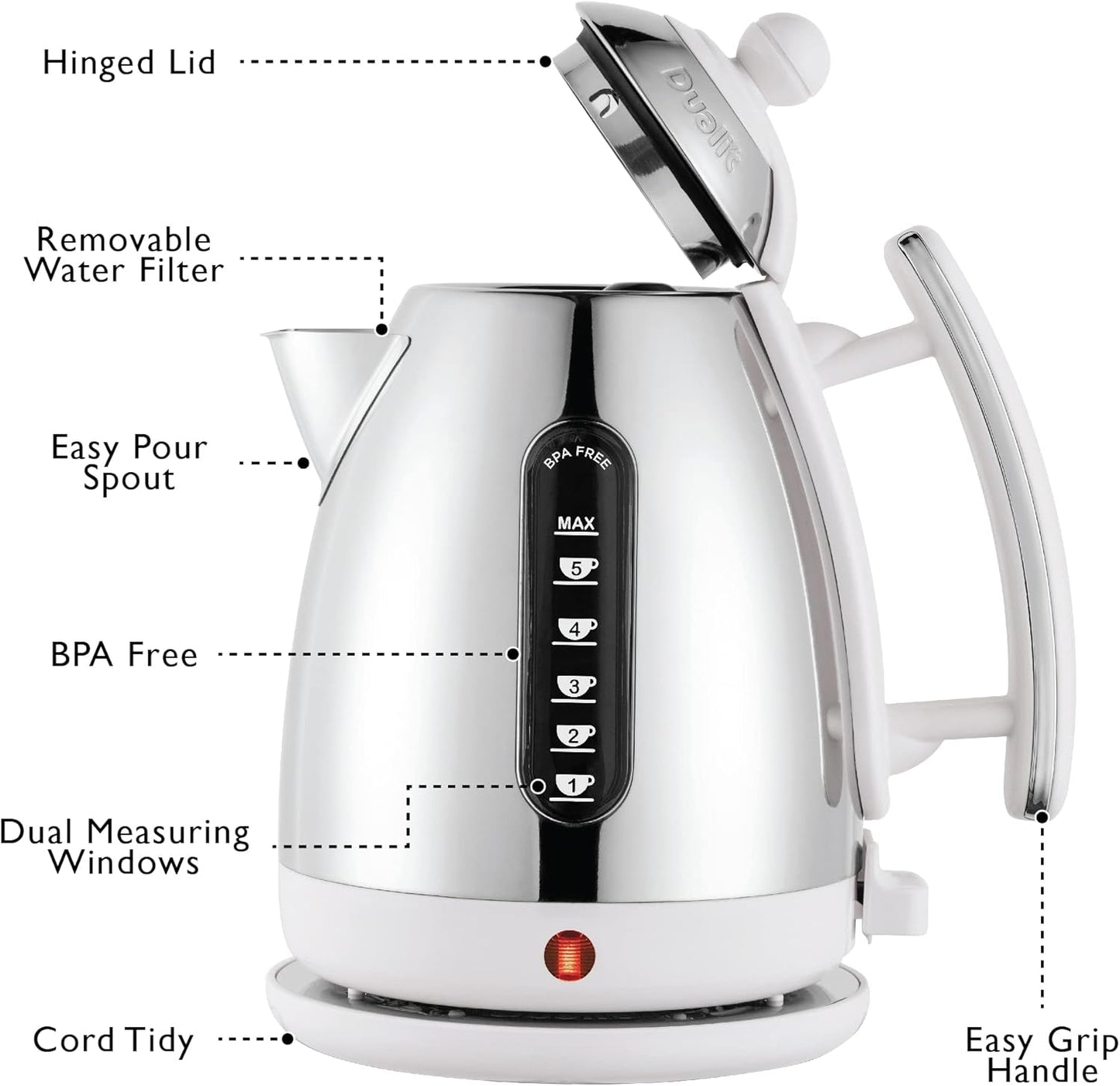 Dualit Lite Jug Kettle 72016 (White)