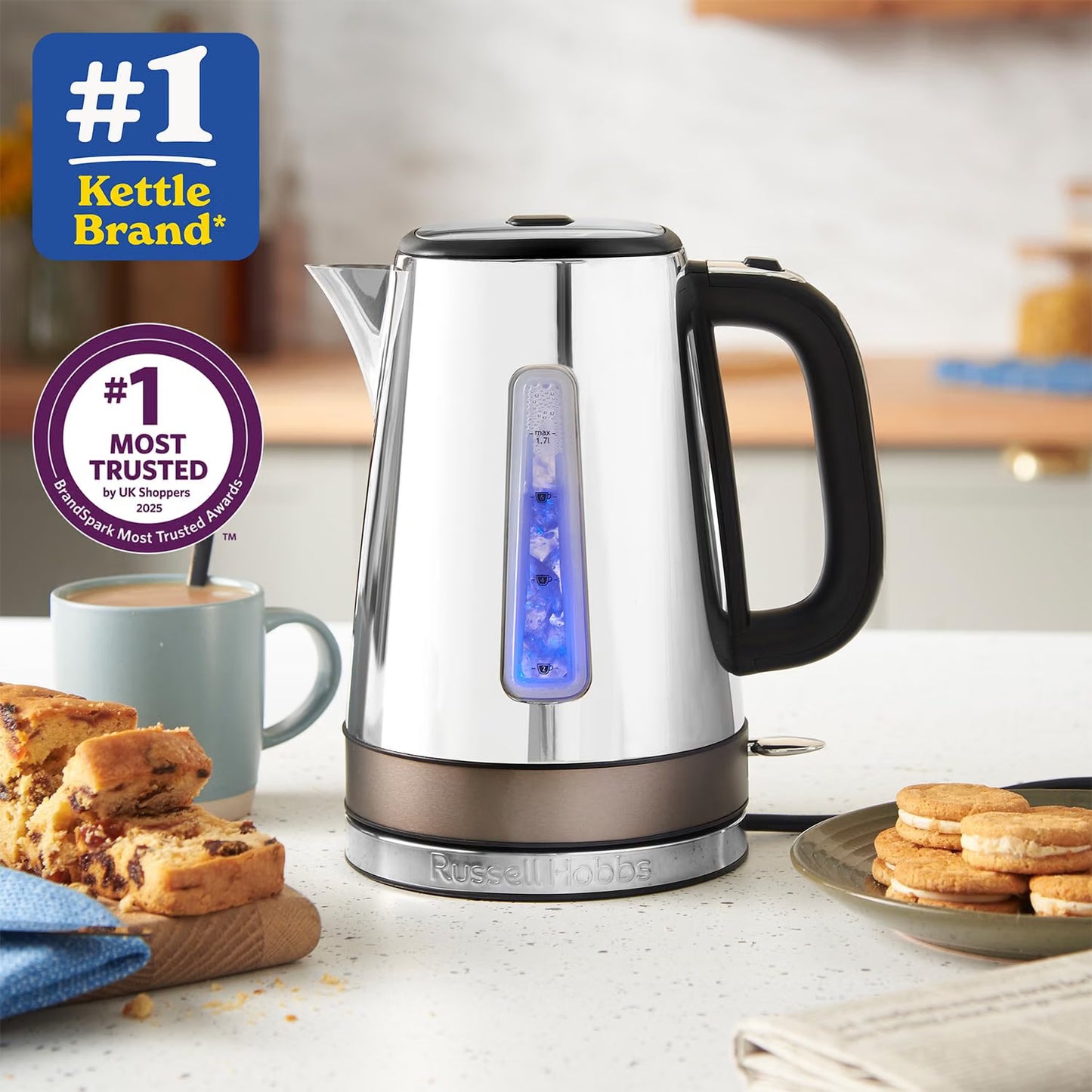 Russell Hobbs Distinctions Jug Kettle 24284 (Titanium)