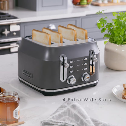 Rangemaster Classic 4 Slice Toaster RMCL4S304GY (Matt Grey)