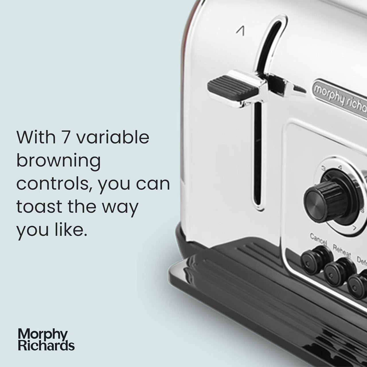 Morphy Richards Venture 4 Slice Toaster 240133 (Red).
