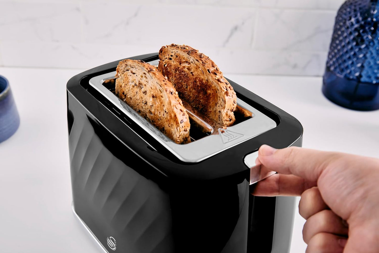 Swan Windsor 2 Slice Toaster ST14071BLK - Black