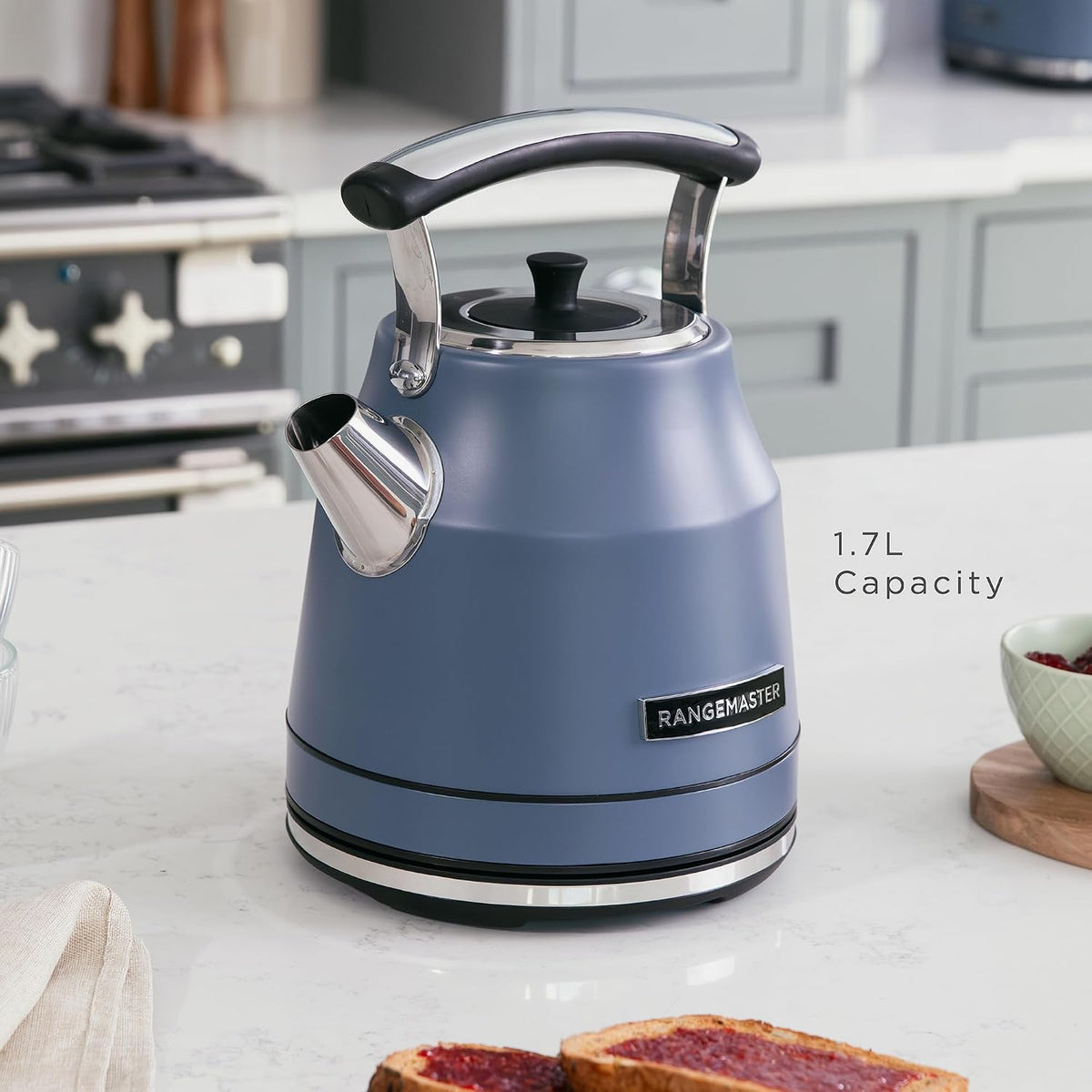Rangemaster Classic Kettle RMCLDK301SB (Matt Stone Blue)