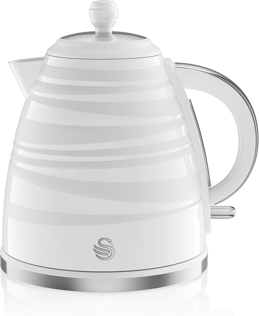 Swan Symphony Jug Kettle with Rapid Boil SK31050WN (White)