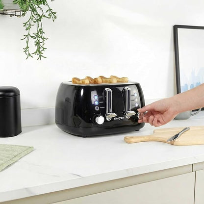 Salter Boston 4 Slice Toaster EK6558MB (Black)