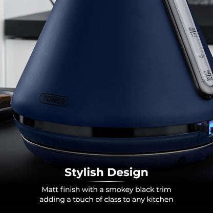 Tower Sera Pyramid Kettle 1.7L 3KW T10079MNB (Midnight Blue)