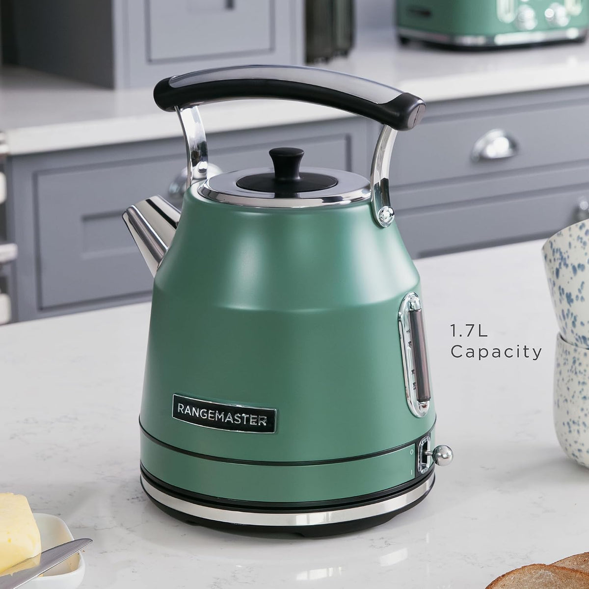 Rangemaster Classic Kettle RMCLDK301MG (Matt Mineral Green)