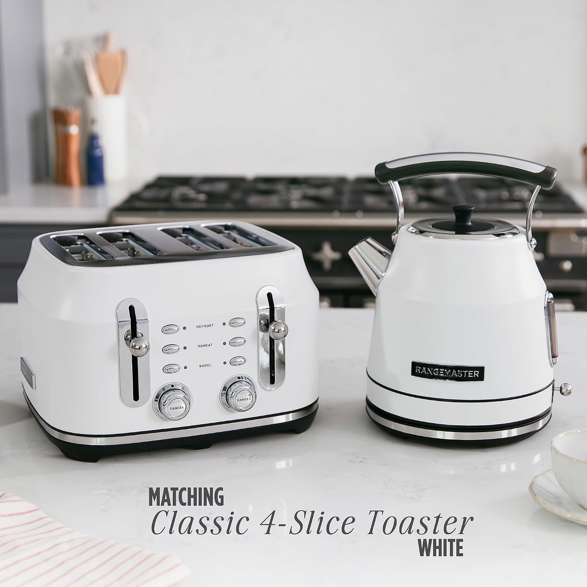 Rangemaster Classic Kettle RMCLDK301WH (Matt White)