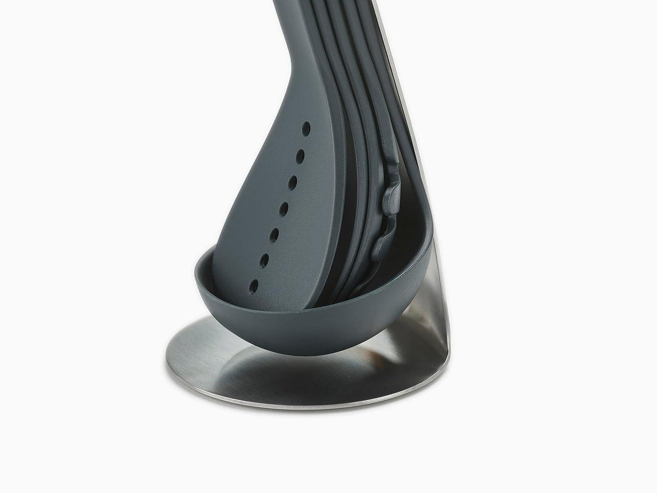 Joseph Joseph Nest 5-piece Black Utensils Set with Magnetic Stand 95031 - Vibe Home