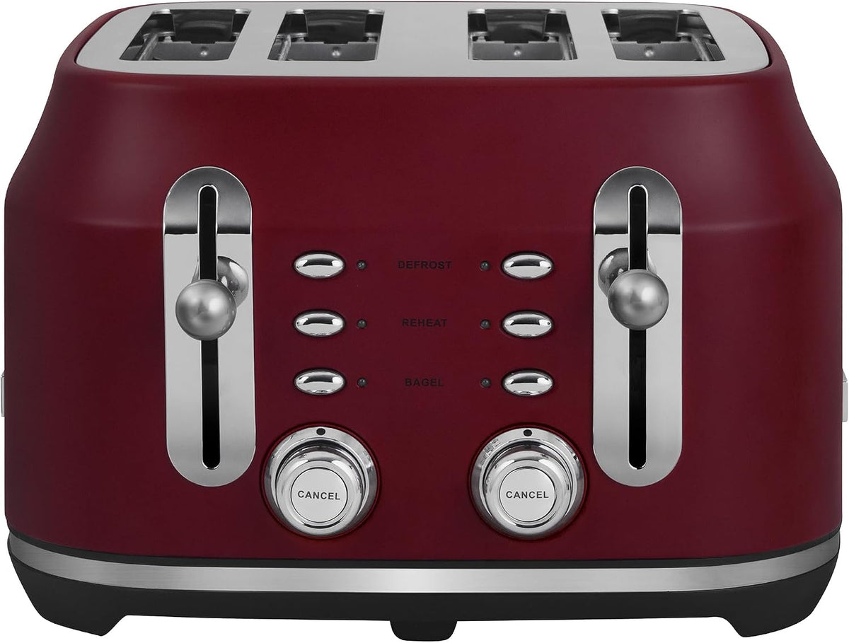 Rangemaster Classic 4 Slice Toaster RMCL4S304BU (Bordeaux Red)