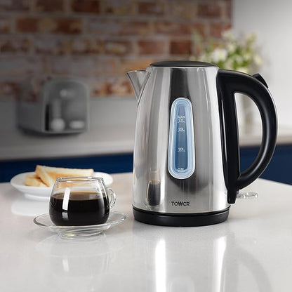 Tower Infinity Kettle & 2 Slice Toaster Kitchen Set (Black Sparkle)