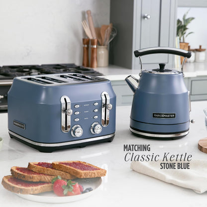 Rangemaster Rangemaster Classic 4 Slice Toaster RMCL4S304SB (Matt Stone Blue)