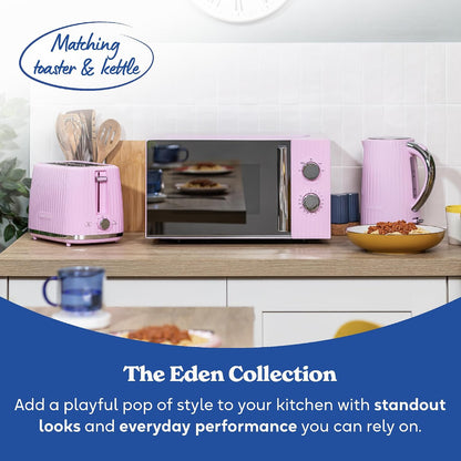 Russell Hobbs Eden 17L 700W Manual Microwave RHMM725RP (Raspberry Pink)