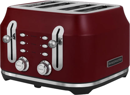 Rangemaster Classic 4 Slice Toaster RMCL4S304BU (Bordeaux Red)