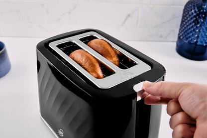 Swan Black 2 Slice Toaster Windsor ST14071BLK