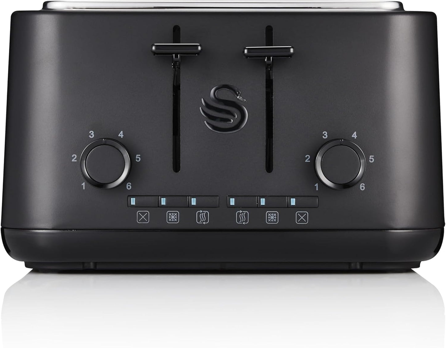 Swan Stealth 4 Slice Toaster ST34040BLKN (Black)