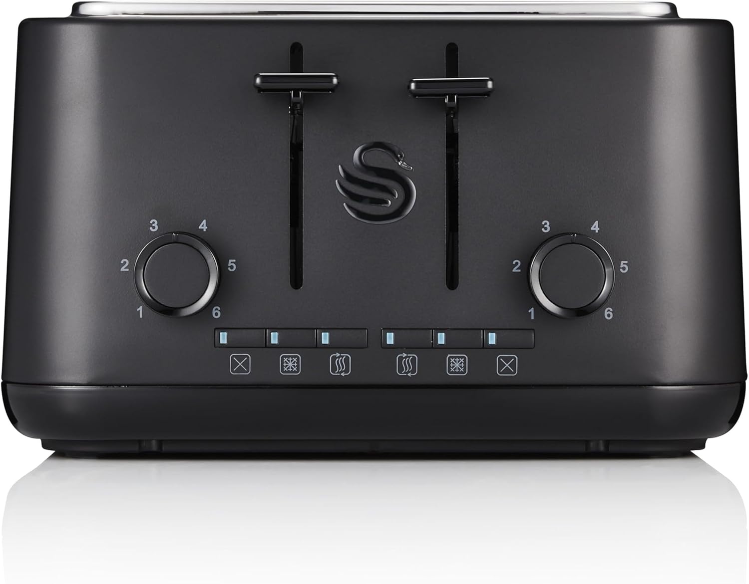 Swan Stealth 4 Slice Toaster ST34040BLKN (Black)