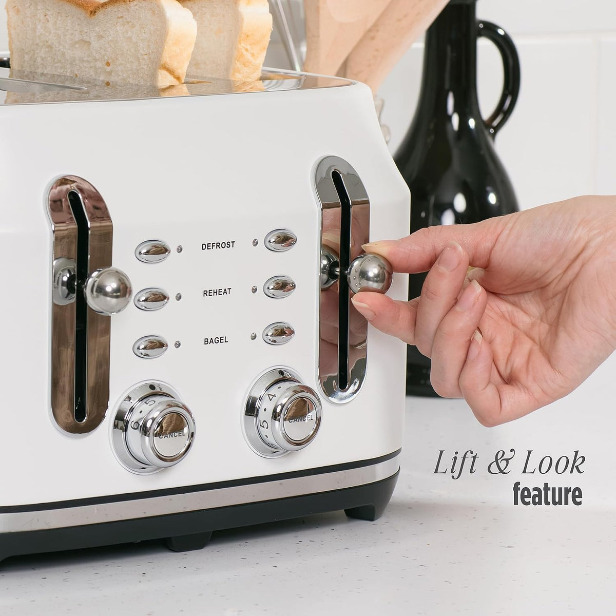 Rangemaster Rangemaster Classic 4 Slice Toaster RMCL4S304WH (Matt White)