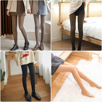 Womens Thermal Pantyhose Tights High-waisted Warm Elastic Thick