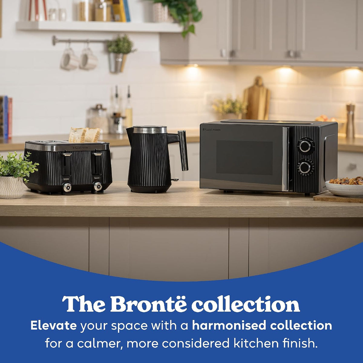 Russell Hobbs Bronte 20L 800W Manual Microwave RHMM833B (Black)