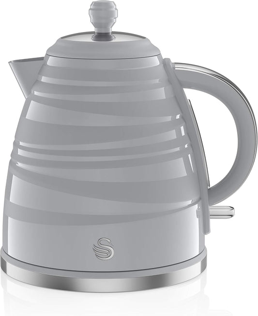 Swan Symphony Jug Kettle with Rapid Boil SK31050GRN (Grey)