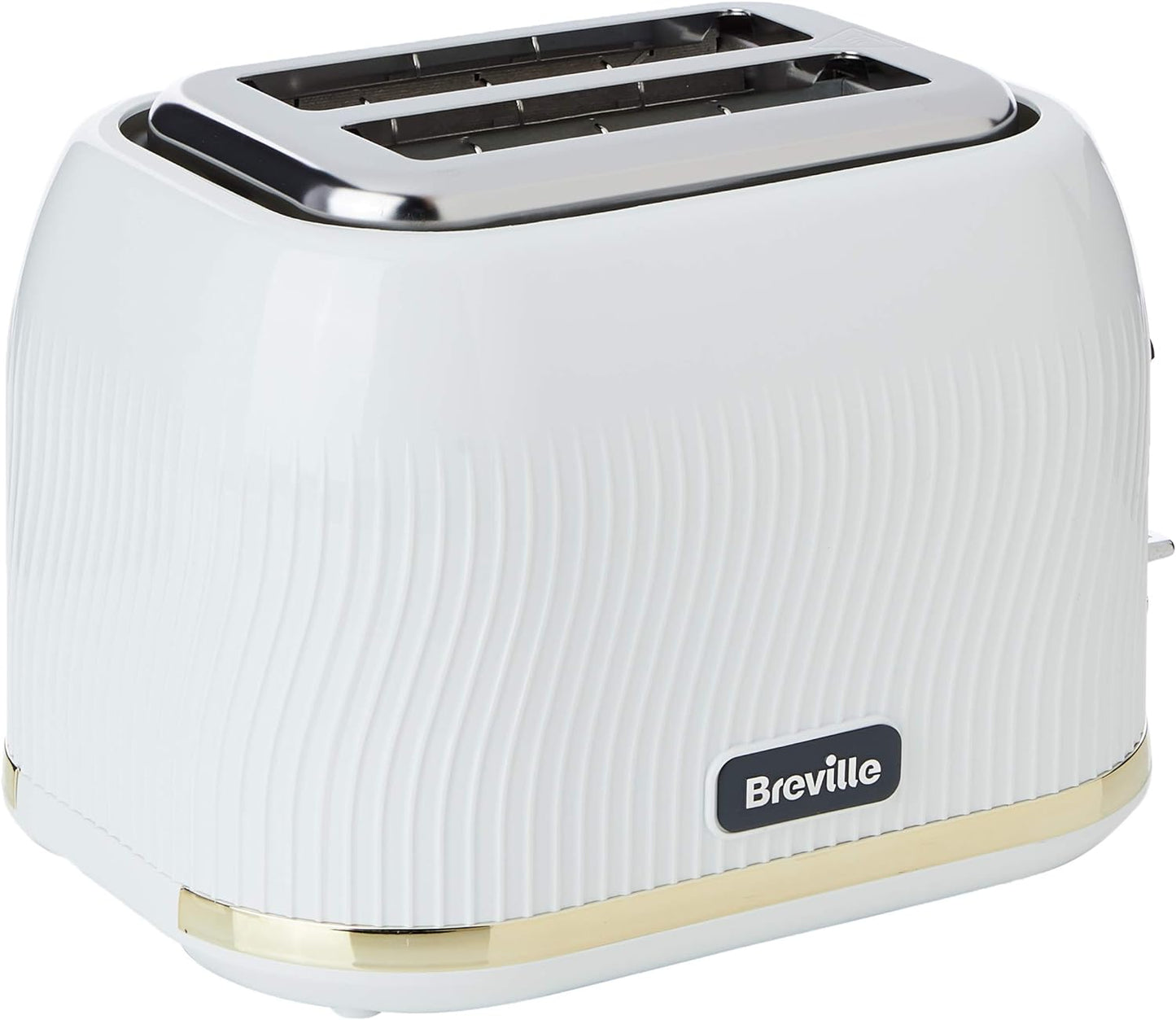 Breville VTT995 Toaster, White & Gold white toasters modern style toaster