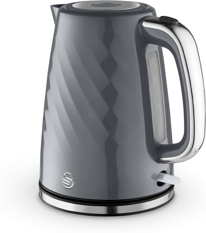 Swan Grey Windsor Kettle Rapid Boil SK14611GRY