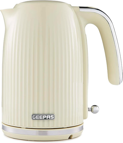 GEEPAS Fluted Kettle GK38068UK-CR (Cream)