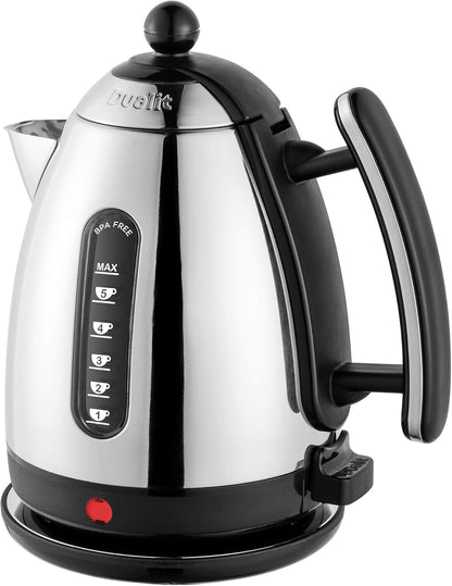 Dualit Lite Kettle Polished Gloss Finish 72010 (Black Trim)