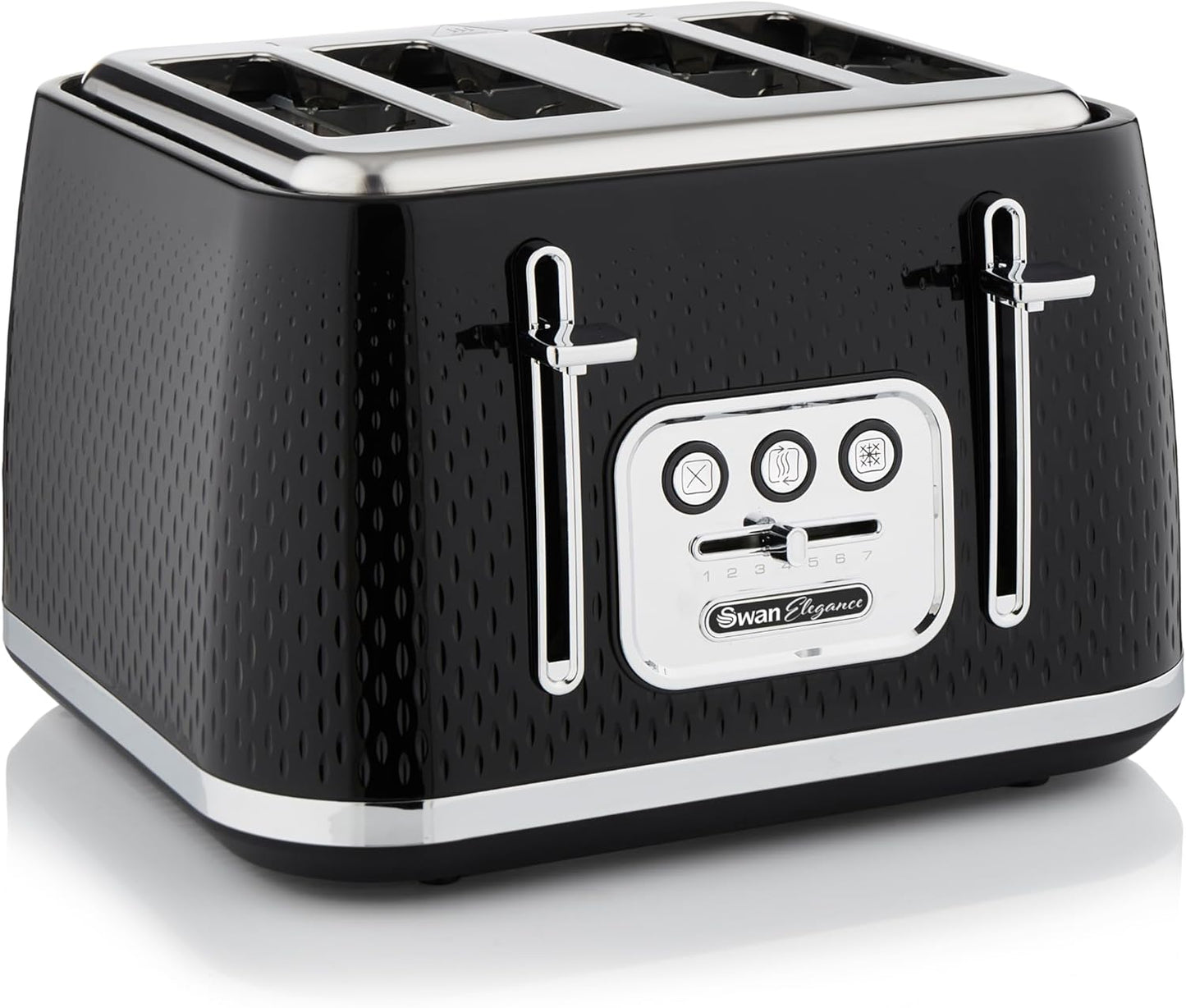 Swan Elegance 4 Slice Toaster ST19025BLK - Black