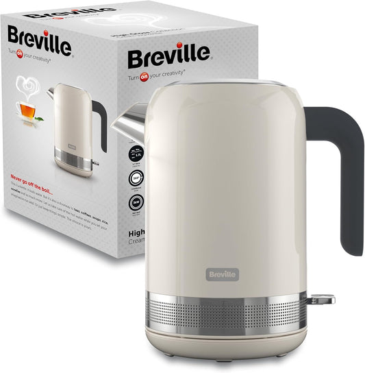 Breville High Gloss Kettle Stainless Steel VKT153 (Cream)