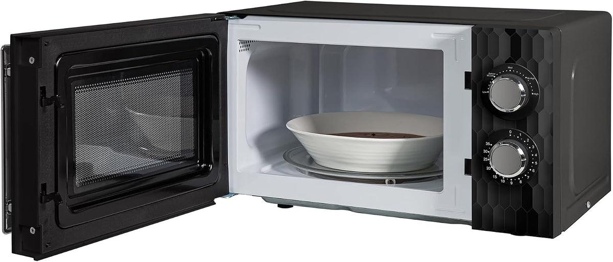Russell Hobbs Honeycomb 17L 700W Manual Microwave RHMM715B (Black)