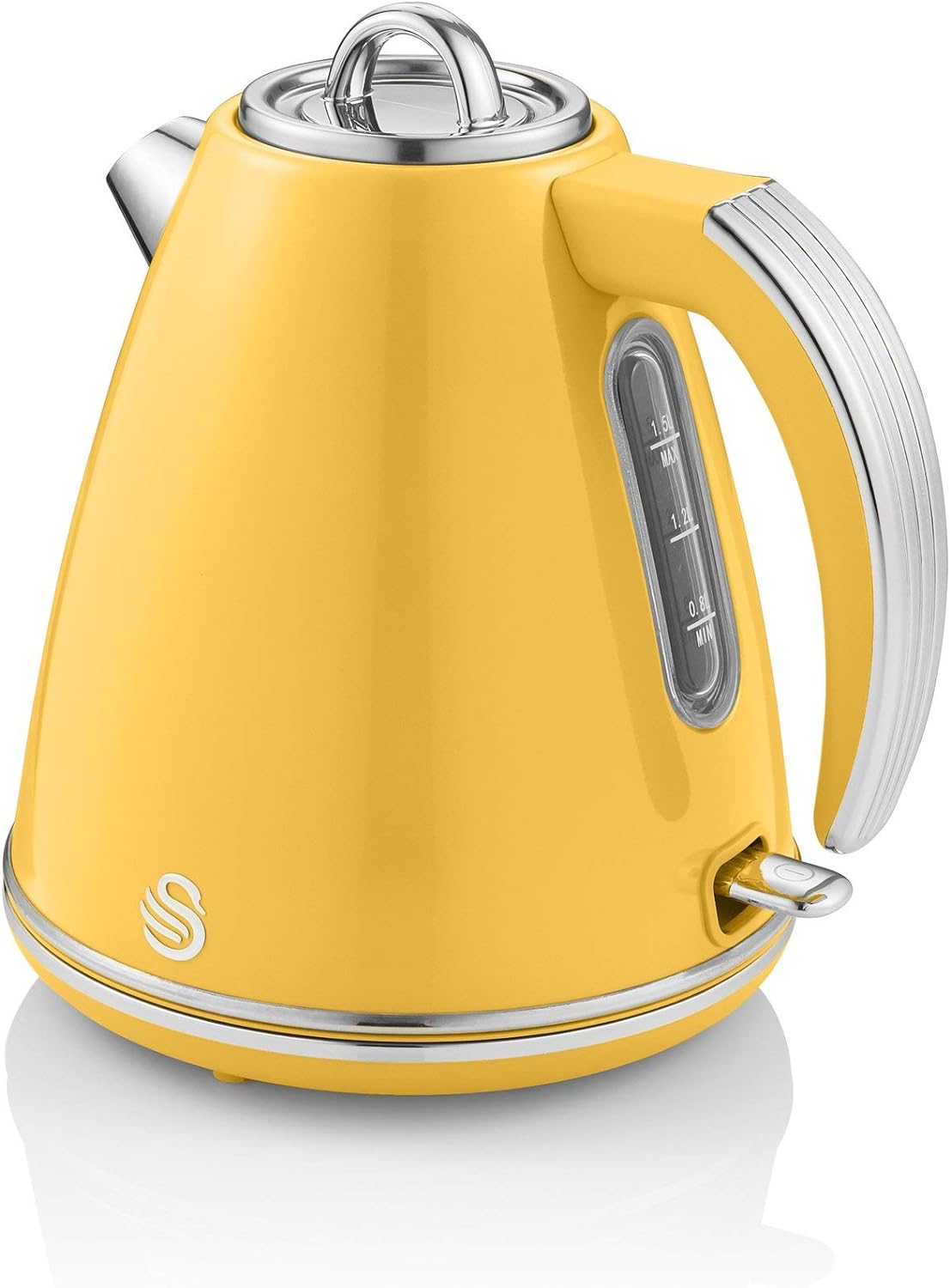 Swan Retro Yellow Kettle Kitchen Fast Boil SK19020YELN