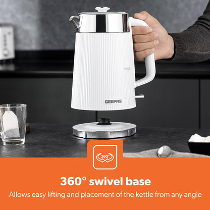 Geepas GEEPAS Arcus Kettle GK38078UK-WT (White)