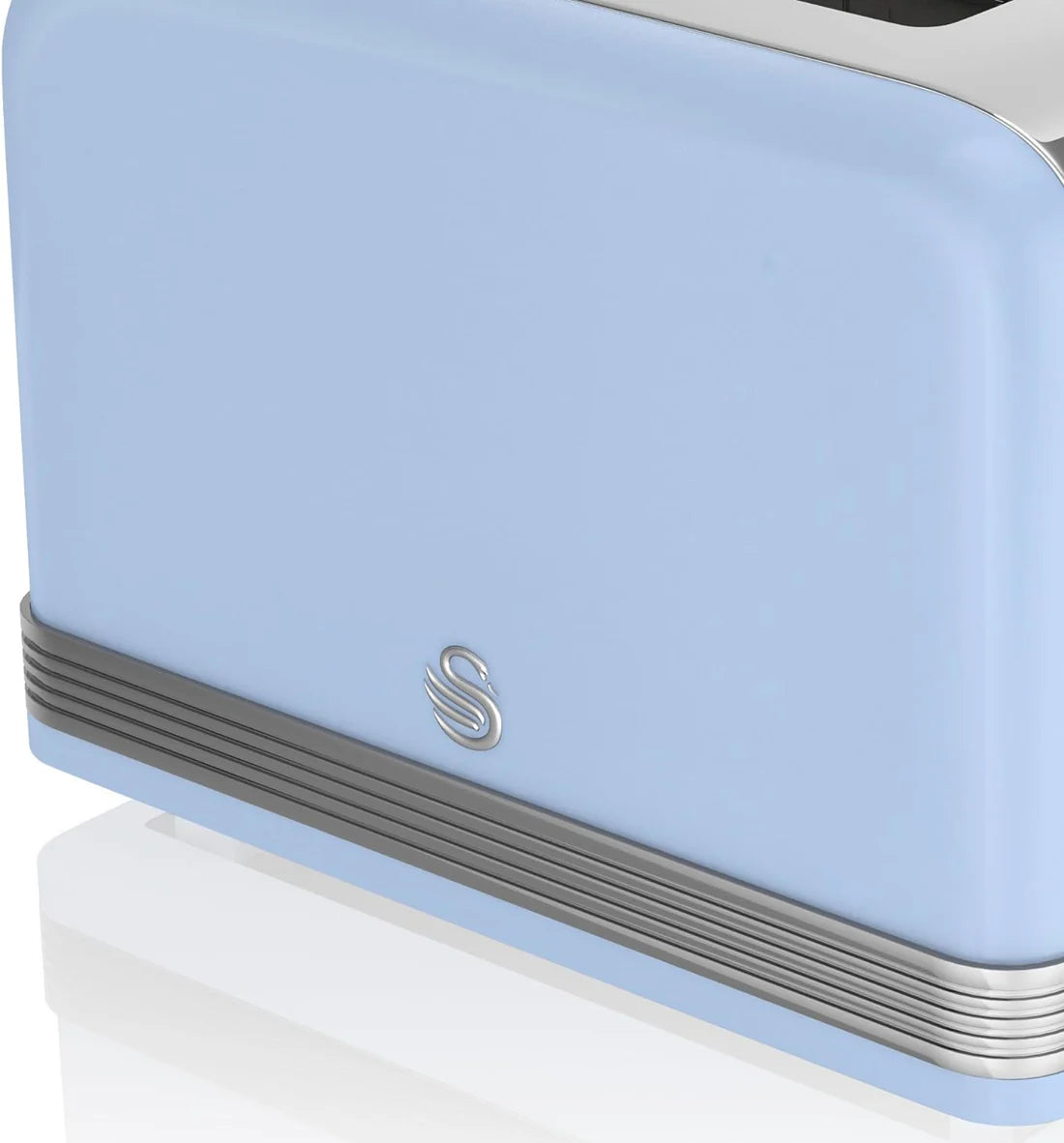 Swan Retro Kettle & 4 Slice Toaster Kitchen Set - Blue