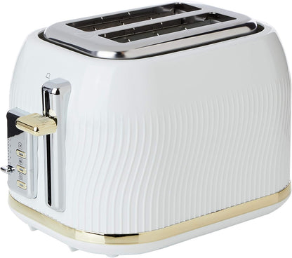 Breville VTT995 Toaster, White & Gold