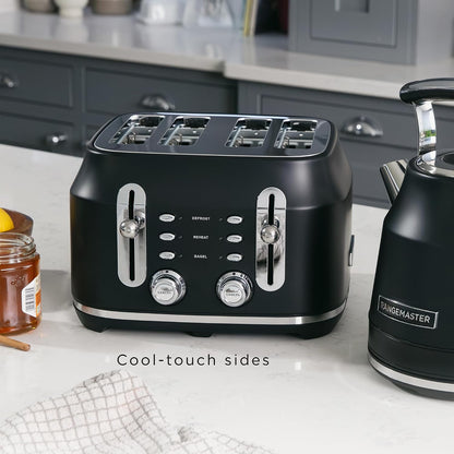 Rangemaster Classic 4 Slice Toaster RMCL4S304BK (Matt Black)