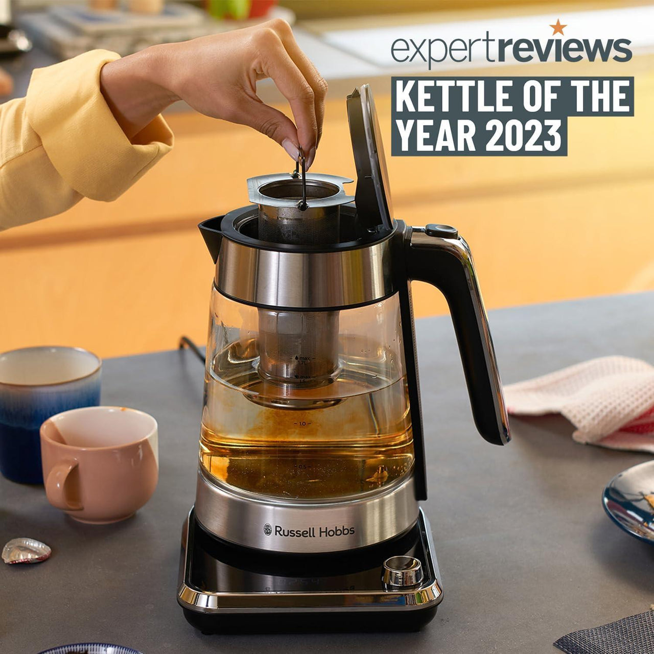 Russell Hobbs Attentiv Jug Kettle 26200 (Stainless Steel) - Vibe Home